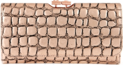 TED BAKER Minthe mock-croc matinee purse
