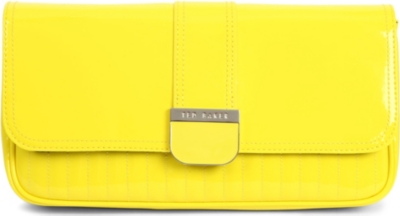 TED BAKER Benet quilted clutch bag
