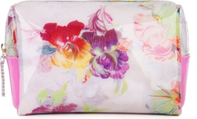 TED BAKER Eller treasured orchid print washbag