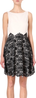TED BAKER Sarea lace-detail dress