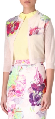 TED BAKER Samarah printed cardigan