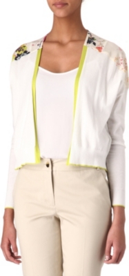 TED BAKER Summer Bloom printed cardigan
