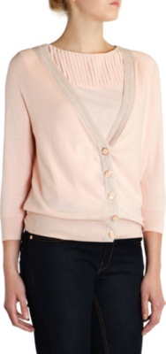 TED BAKER Molla gathered back cardigan