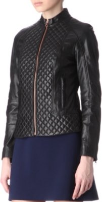 TED BAKER Nyssie leather jacket