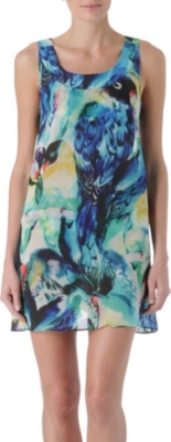TED BAKER Lamilla tropical-print cover up