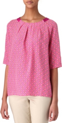 TED BAKER Geo-printed top