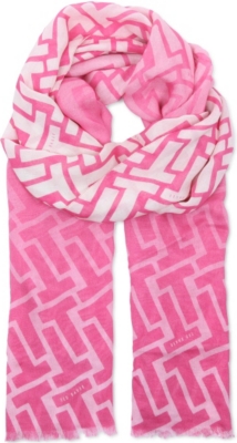TED BAKER Graphic printed scarf