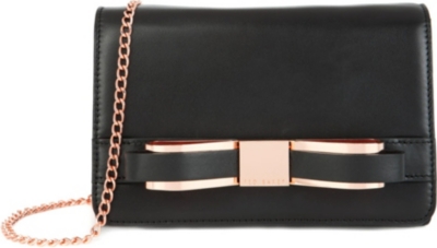 ted baker black clutch