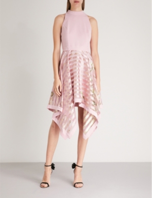 ted baker harmony burnout stripe dress