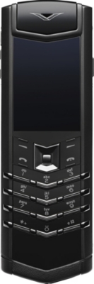 VERTU Signature pure black mobile phone