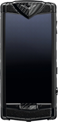 VERTU Constellation mobile phone in neon carbon fibre