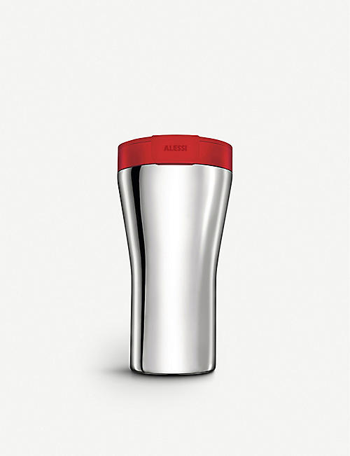 ALESSI: Caffa stainless steel reusable coffee cup 400ml