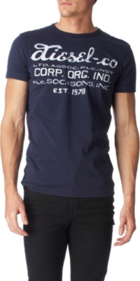 DIESEL T-socyet-rs t-shirt (Navy