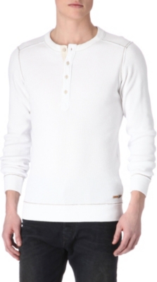 DIESEL Waffle-knit sweatshirt