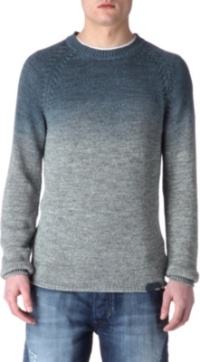 DIESEL Colour-fade jumper