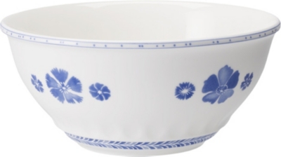VILLEROY & BOCH Farmhouse Touch Blueflowers salad bowl 24cm