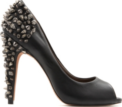 SAM EDELMAN Lorissa embellished leather courts