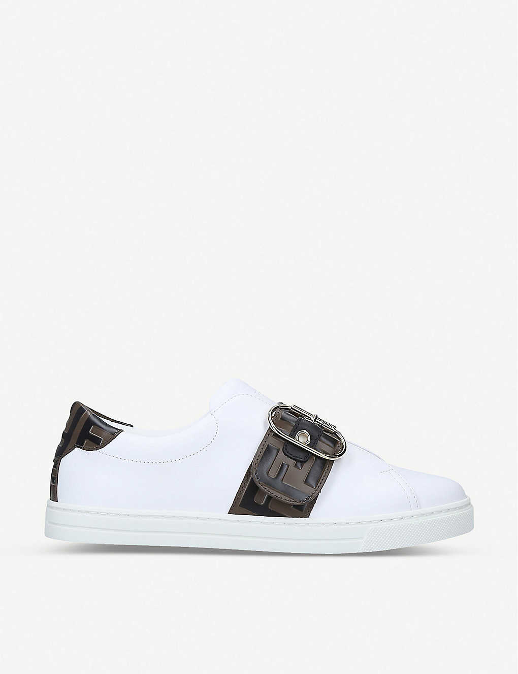 FF logo-strap leather trainers(8052359)