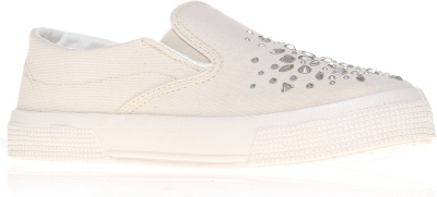 KURT GEIGER London crystal canvas loafers
