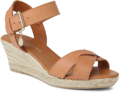 KURT GEIGER Lisbon leather wedge sandals