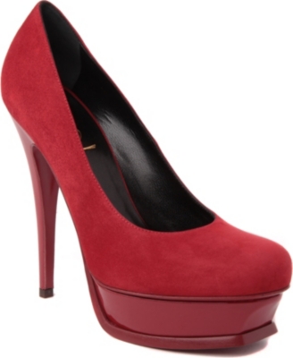SAINT LAURENT Tribute suede courts