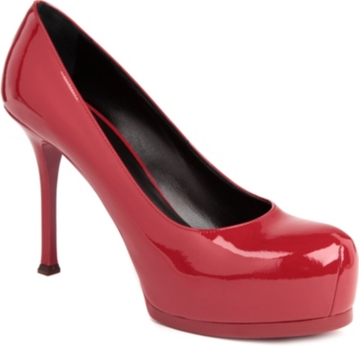 SAINT LAURENT Tribtoo mid-heel courts