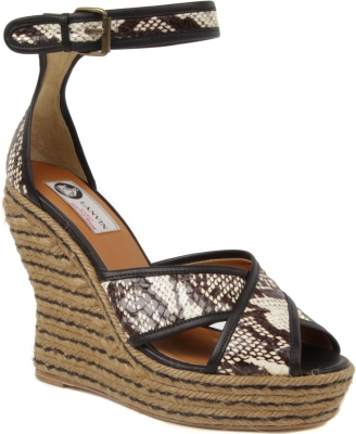 LANVIN Legion espadrille wedge sandals