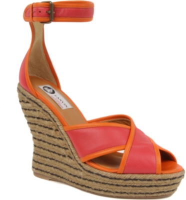LANVIN Legion espadrille wedge sandals