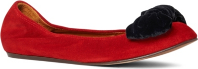 LANVIN Moon Shi velvet pumps