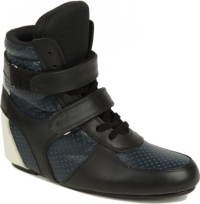 COMME DES GARCONS Clara leather high top trainers