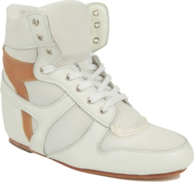 COMME DES GARCONS Vanessa high top wedge trainers