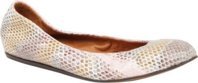 LANVIN Lancelot Yer mock-snake pumps