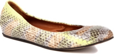 LANVIN Lancelot Yer leather pumps