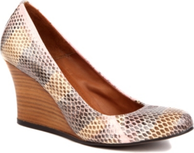 LANVIN Orpheus Yer python-print wedges