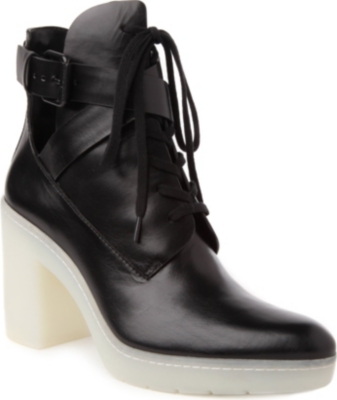 ALEXANDER WANG Jill lace-up leather ankle boots