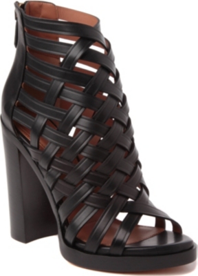 GIVENCHY Lucas leather cage sandals