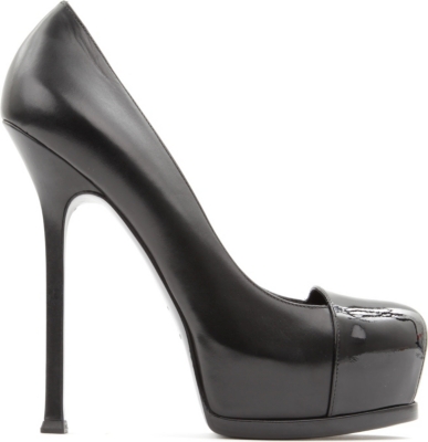 SAINT LAURENT Tribtoo leather courts