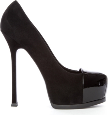 SAINT LAURENT Tribute suede courts