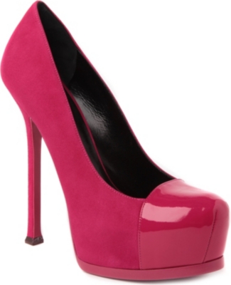 SAINT LAURENT Tribtoo suede courts