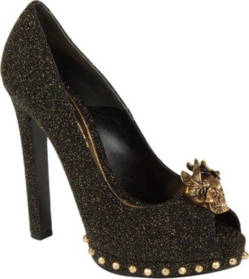 ALEXANDER MCQUEEN Mercury glitter courts