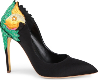 RUPERT SANDERSON Birdie satin courts