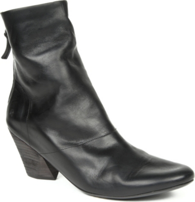 MARSELL Stack leather ankle boots