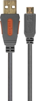 PEERLESS Alpha USB 2.0 High Speed device cable - A plug to micro B plug