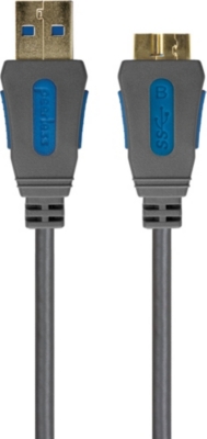 PEERLESS Alpha USB 3.0 SuperSpeed device cable - A plug to micro B plug