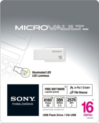 SONY Micro Vault USM16GM USB flash drive 16GB