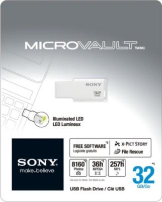 SONY Micro Vault USM32GM USB flash drive 32GB