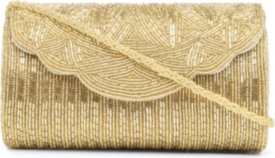 DUNE Egical beaded clutch