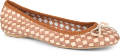 BERTIE Medoras woven leather pumps