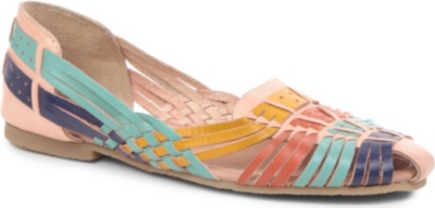 BERTIE Moiran woven leather loafers