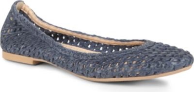 DUNE Malawi woven leather pumps
